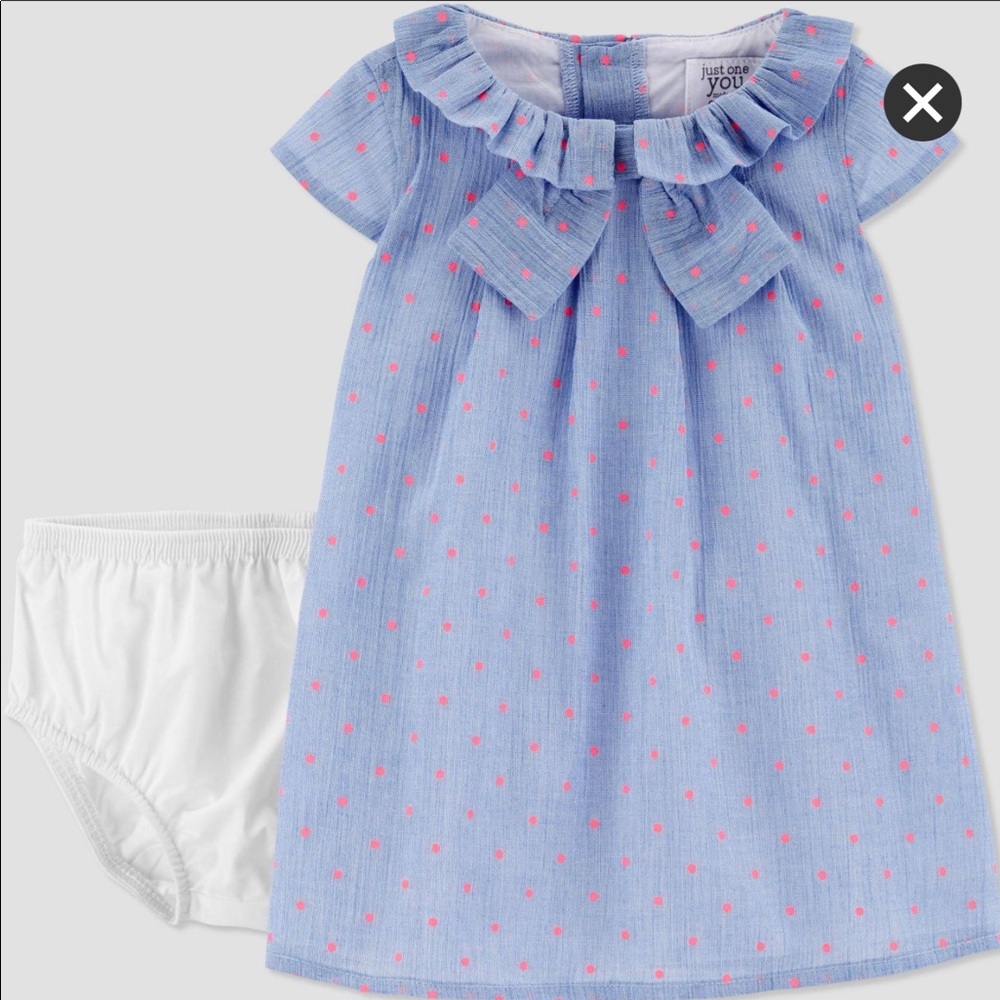 - Carters 3 month polka dot dress new